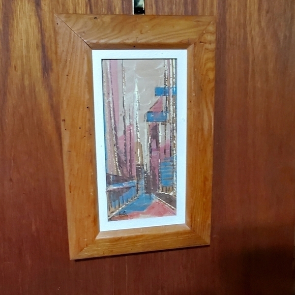 Parker Lee Artist Vintage Framed Print - Picture 1 of 7